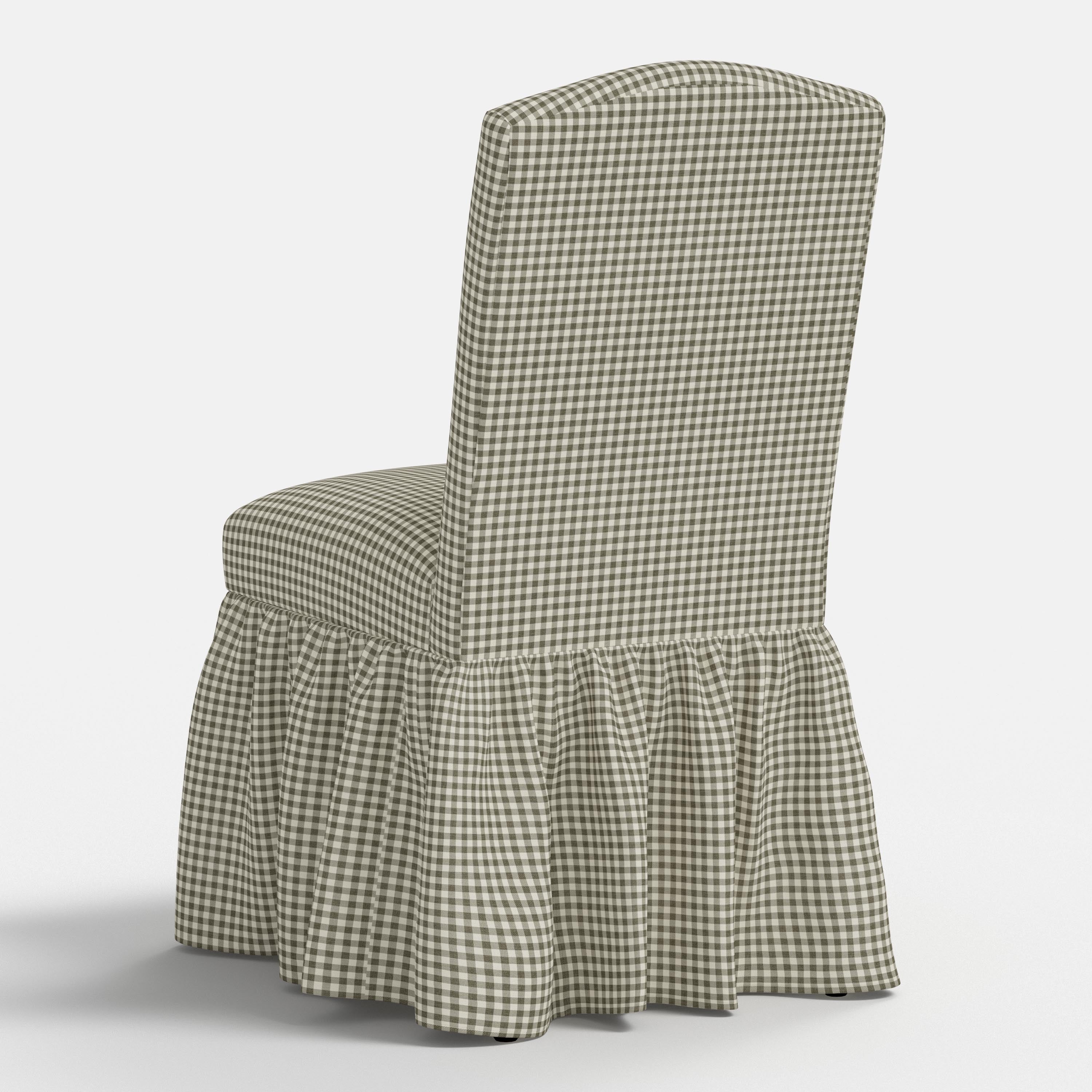 Thelma Dining Chair in Mini Gingham Laurel