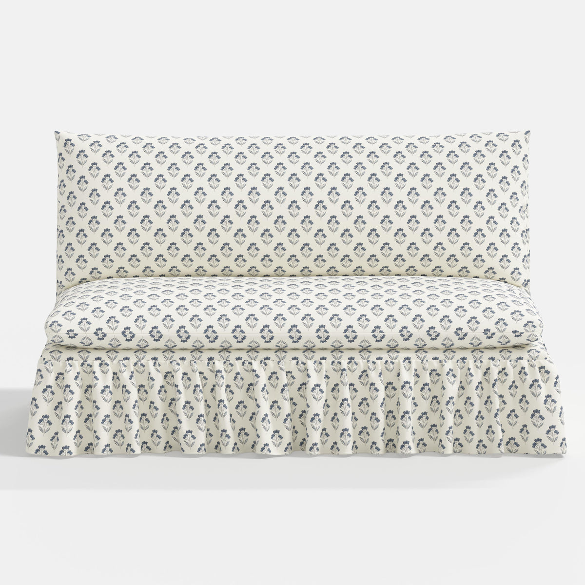 Thelma Settee in Francie Blue
