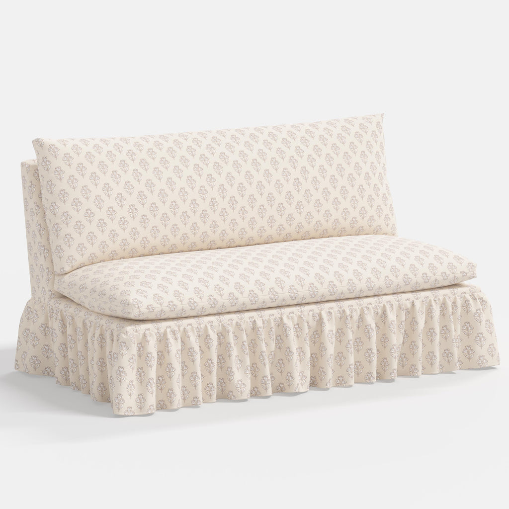 Thelma Settee in Francie Cream