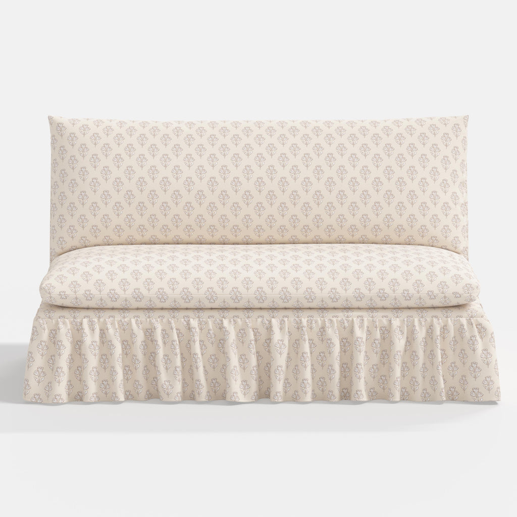 Thelma Settee in Francie Cream