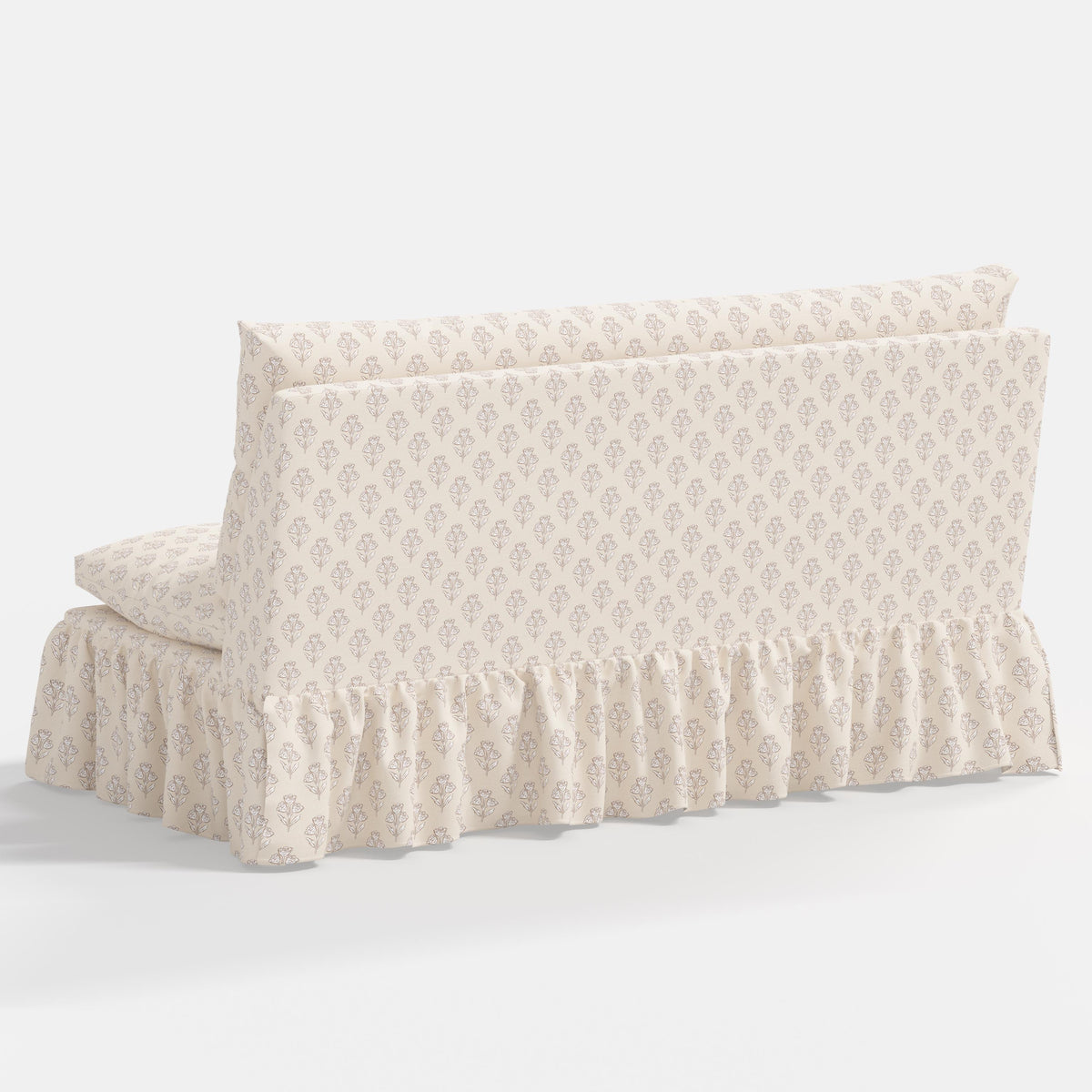 Thelma Settee in Francie Cream