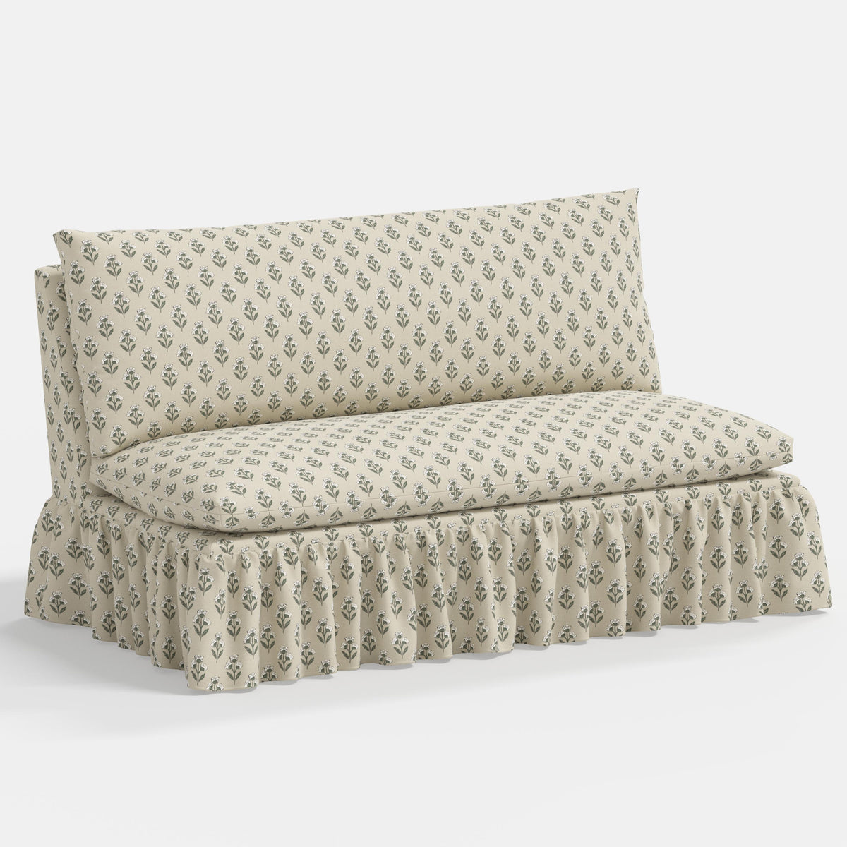 Thelma Settee in Francie Sage