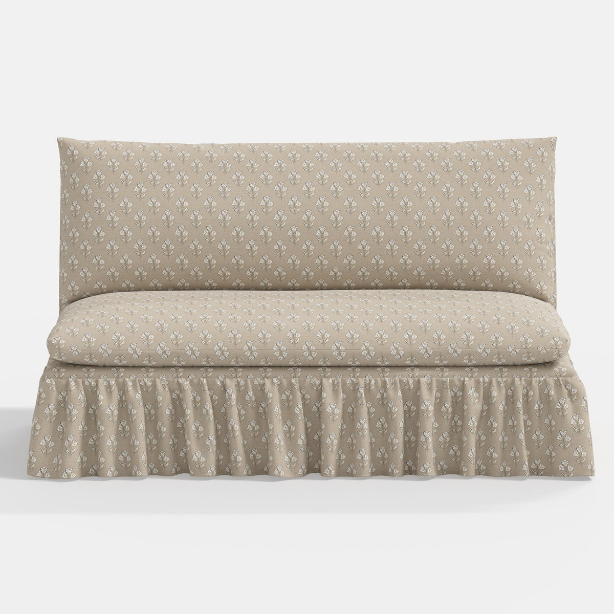 Thelma Settee in Francie Tan