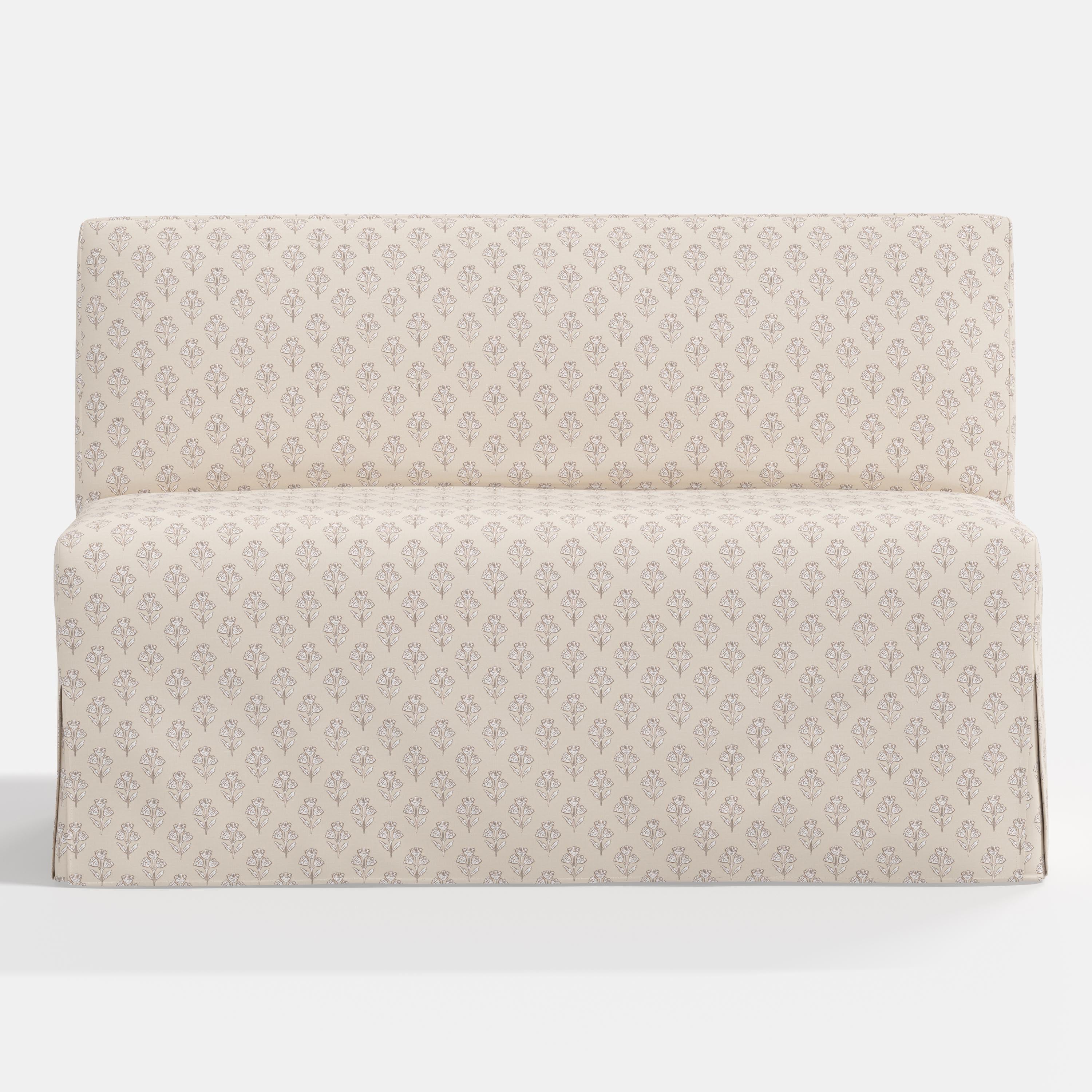 Lindy Slipcovered Dining Banquette