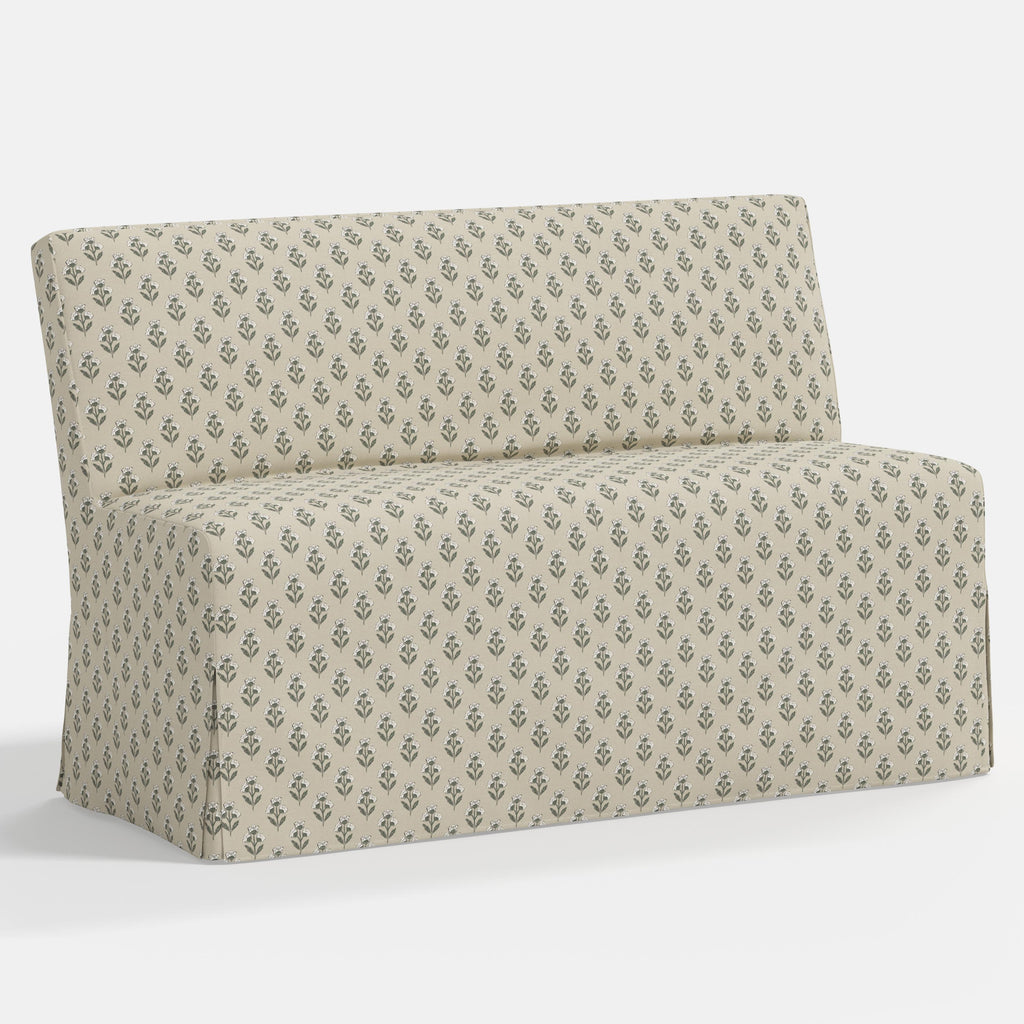 Lindy Slipcovered Dining Banquette