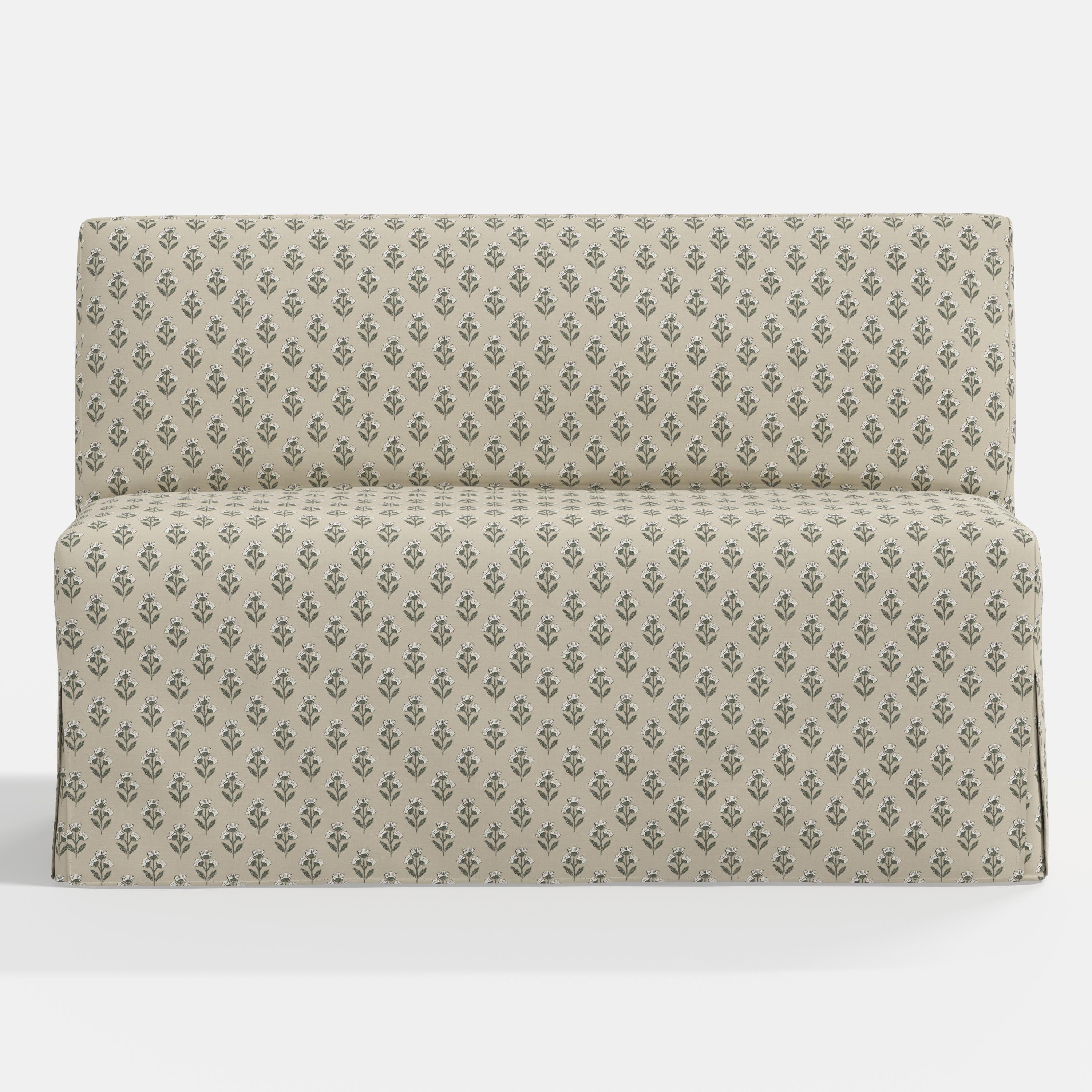 Lindy Slipcovered Dining Banquette