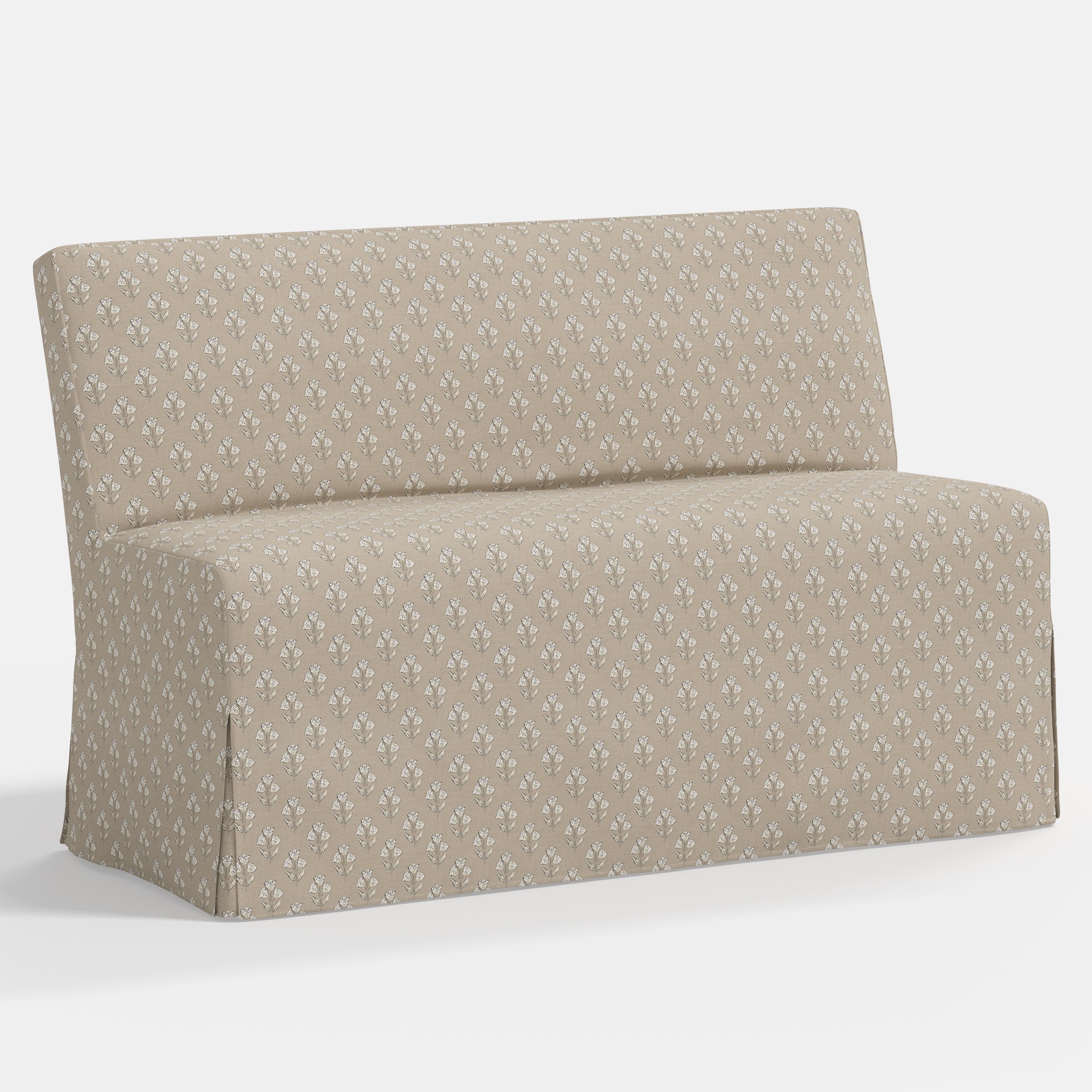 Lindy Slipcovered Dining Banquette