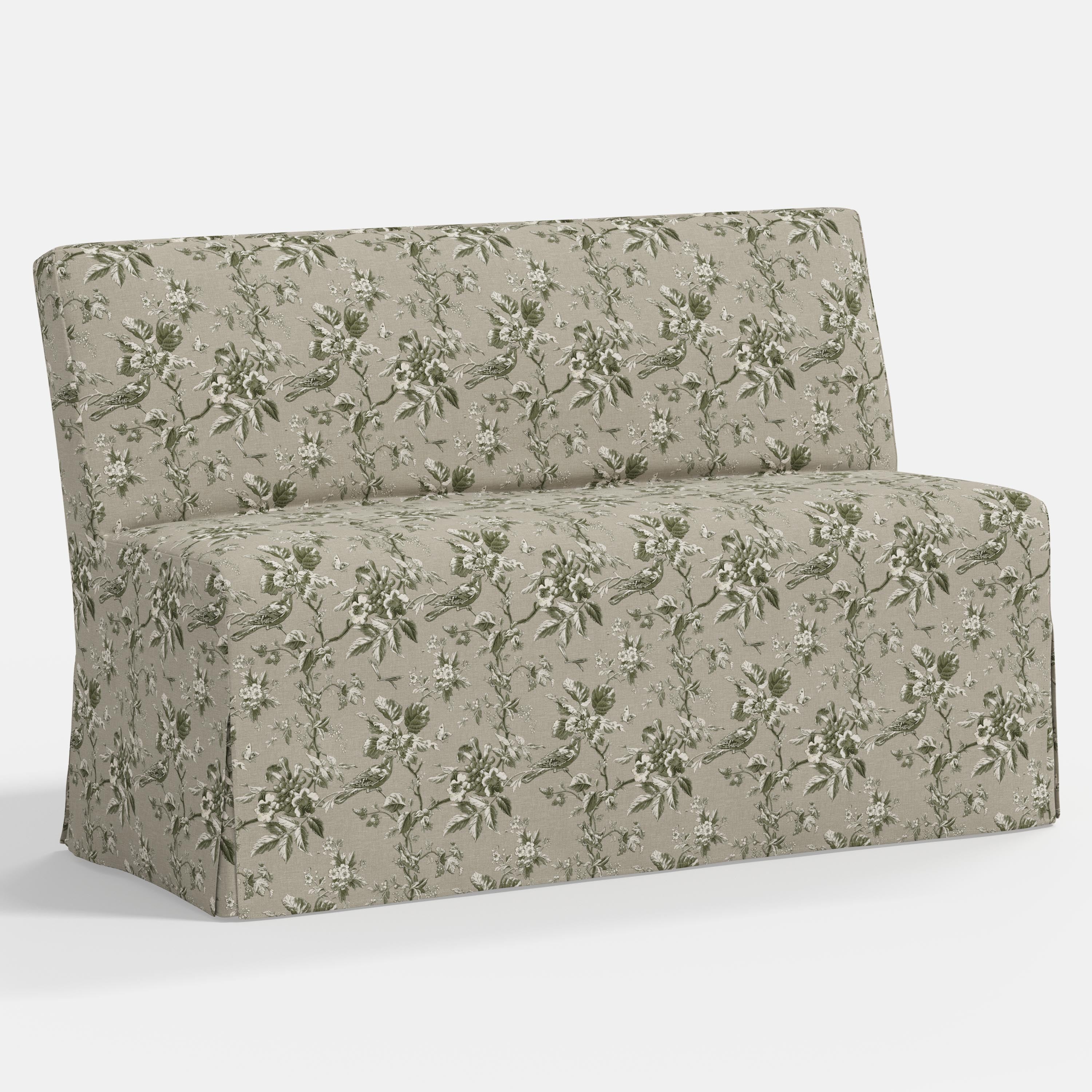 Lindy Slipcovered Dining Banquette