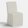 Lindy Slipcovered Dining Chair in Francie Flint