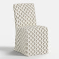 Lindy Slipcovered Dining Chair in Francie Mauve