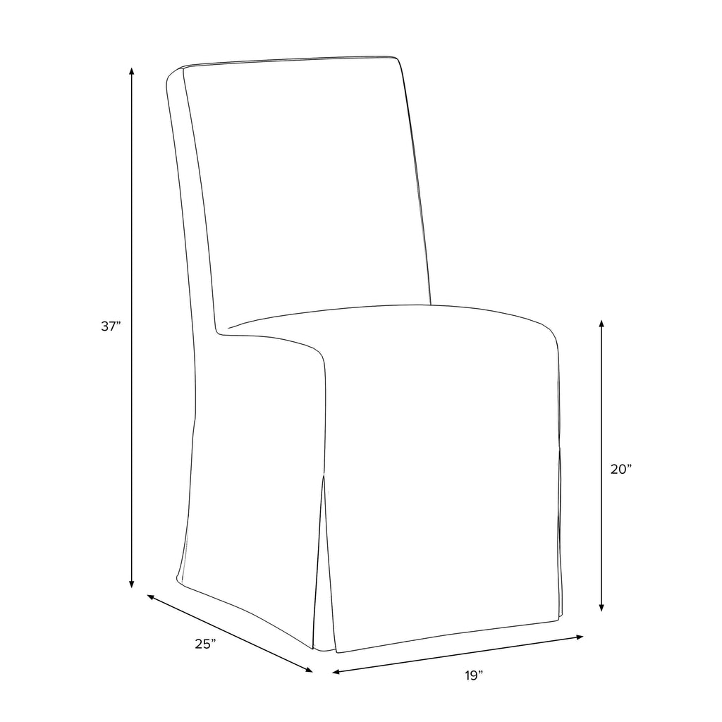 Lindy Slipcovered Dining Chair