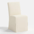 Lindy Slipcovered Dining Chair in Relaxed Linen Cream