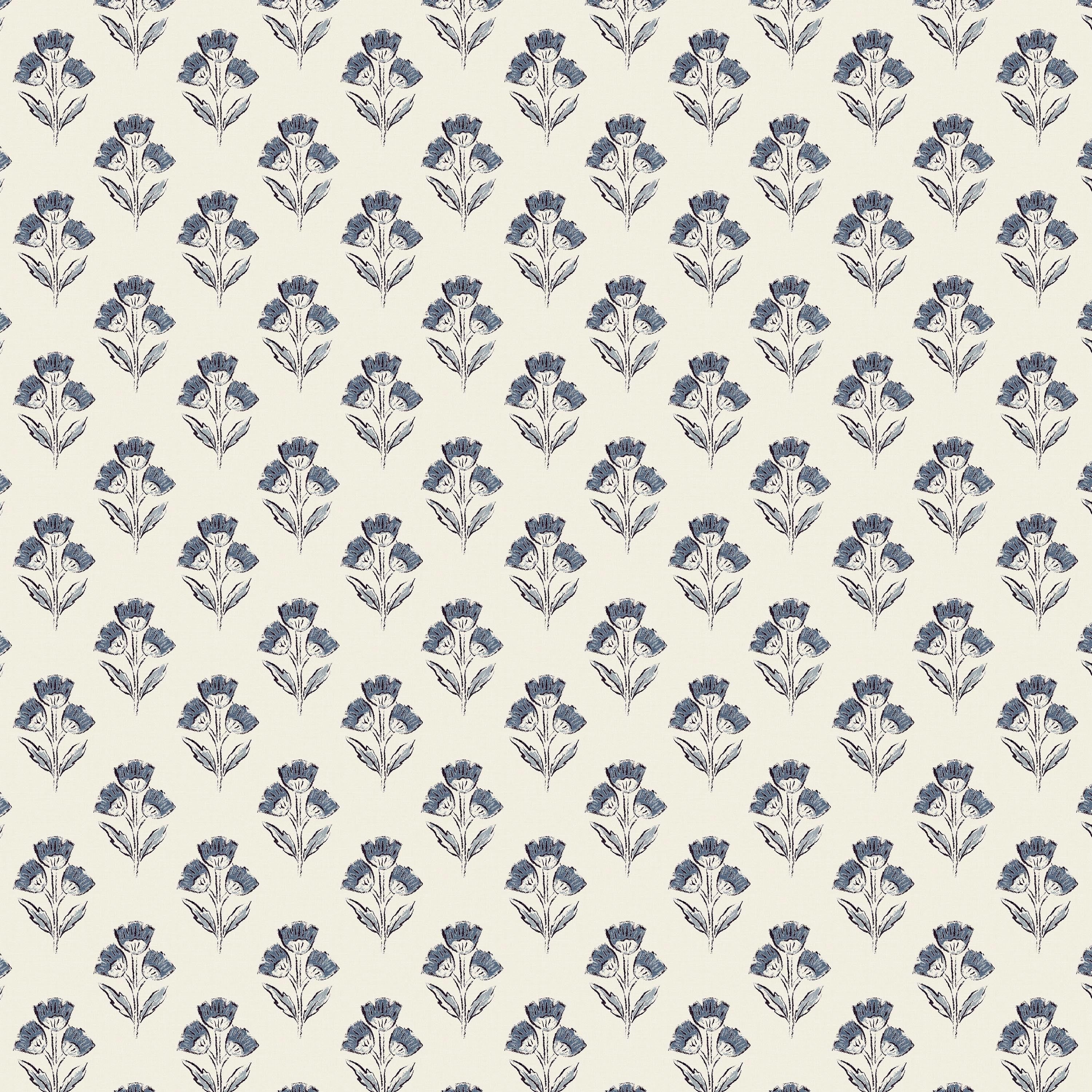 Francie Blue Fabric Sample