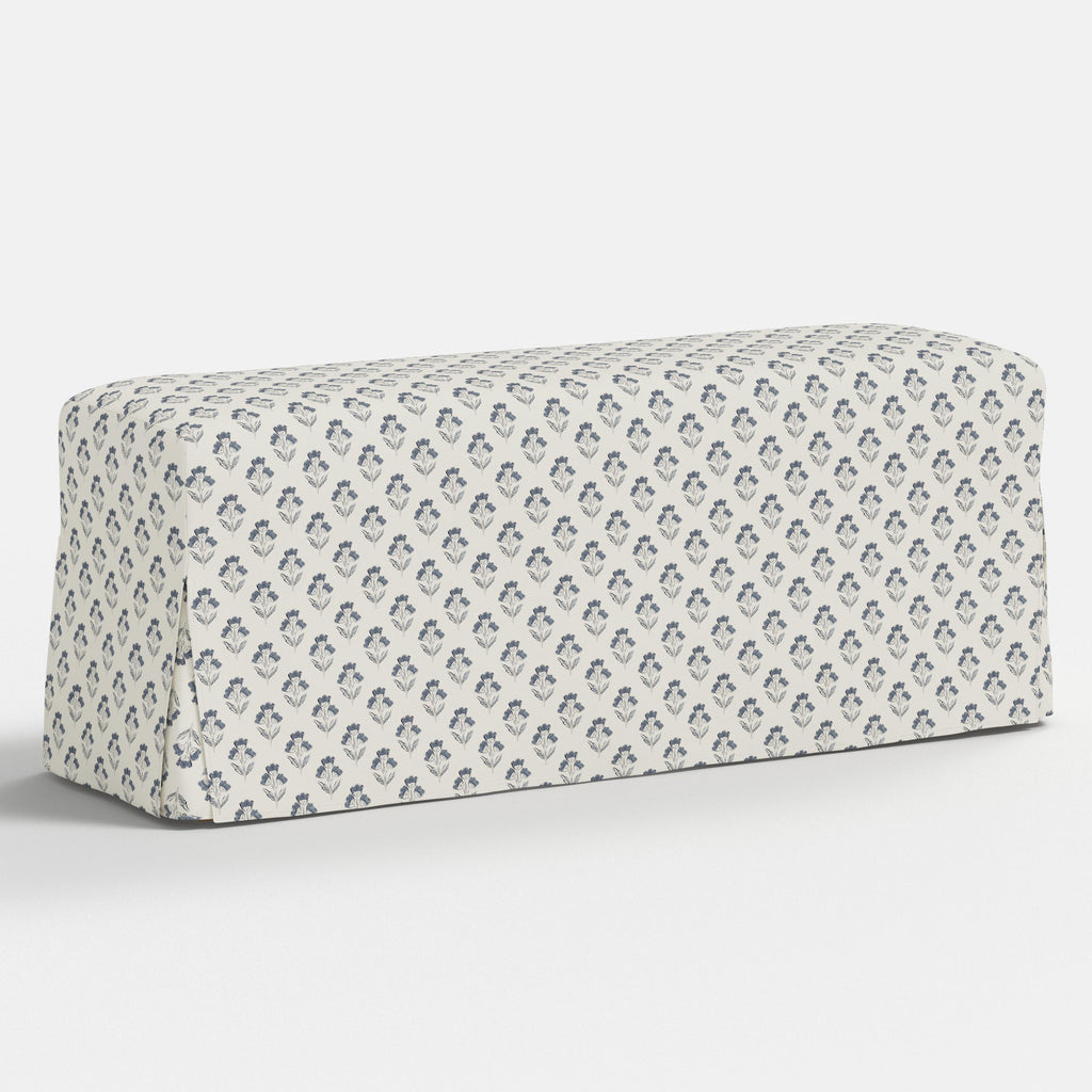 Lindy Slipcovered Dining Bench