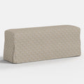 Lindy Slipcovered Dining Bench in Francie Tan