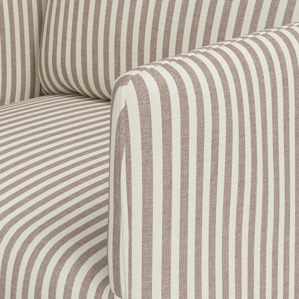 Lindy Slipcovered Arm Dining Chair