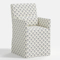 Lindy Slipcovered Arm Dining Chair