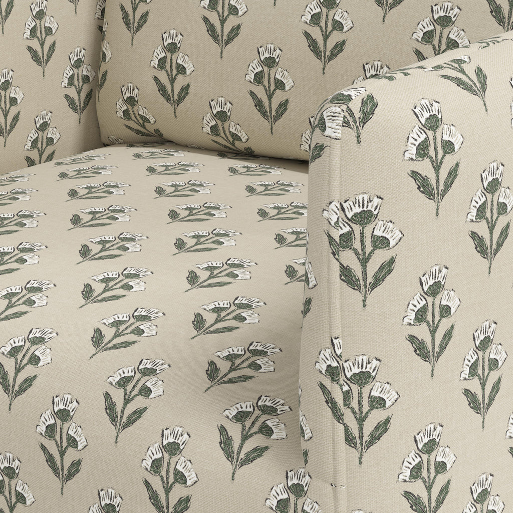 Lindy Slipcovered Arm Dining Chair