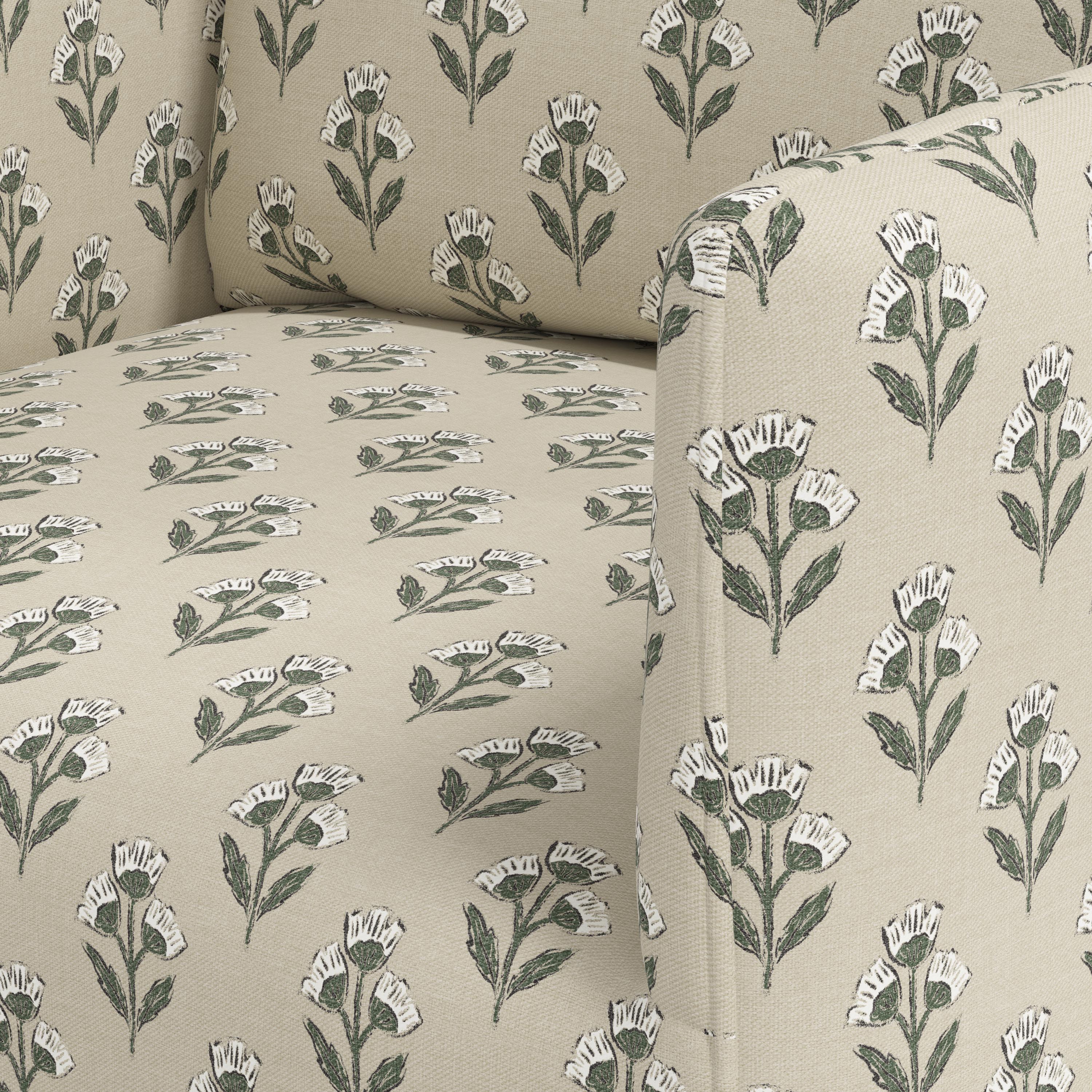 Lindy Slipcovered Arm Dining Chair