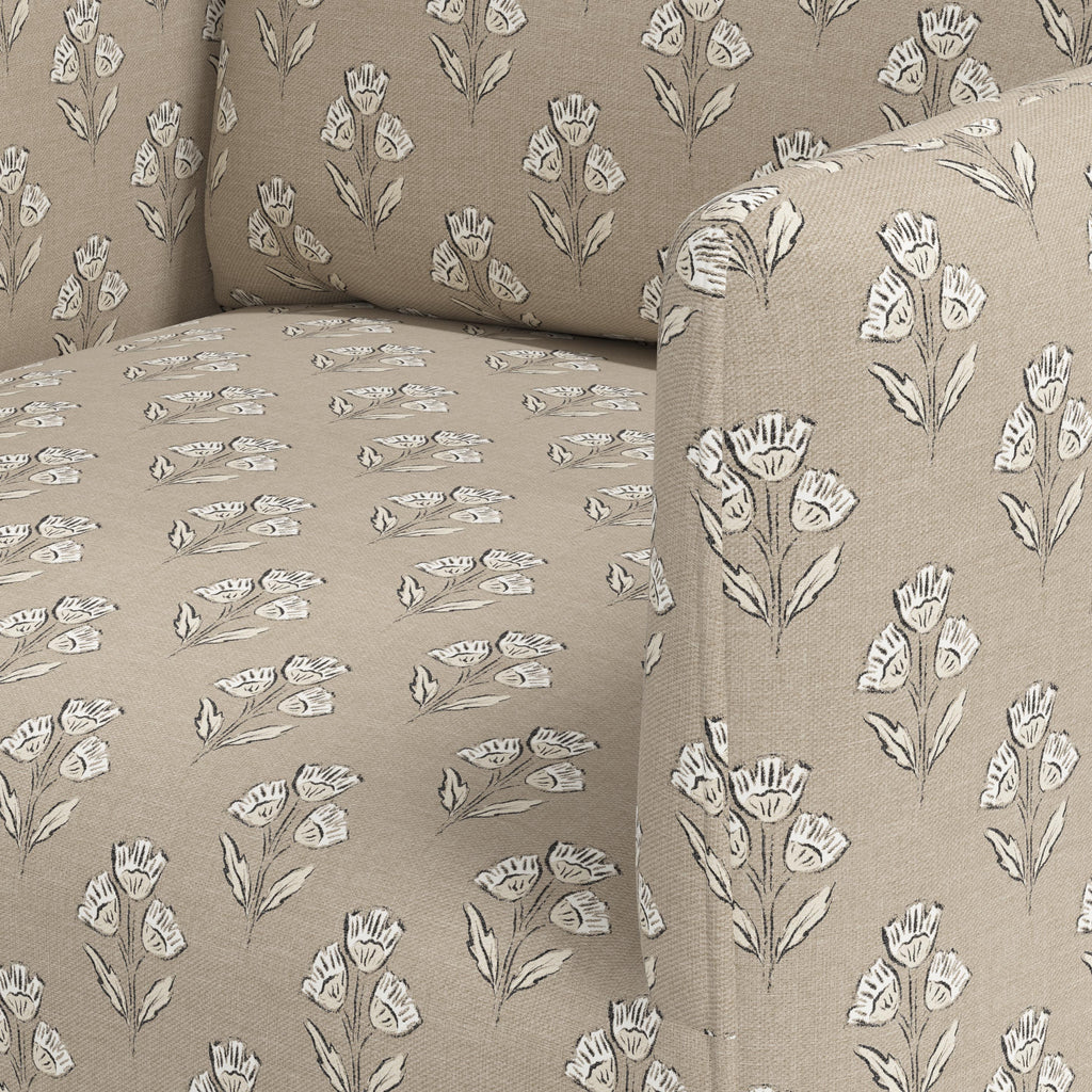 Lindy Slipcovered Arm Dining Chair