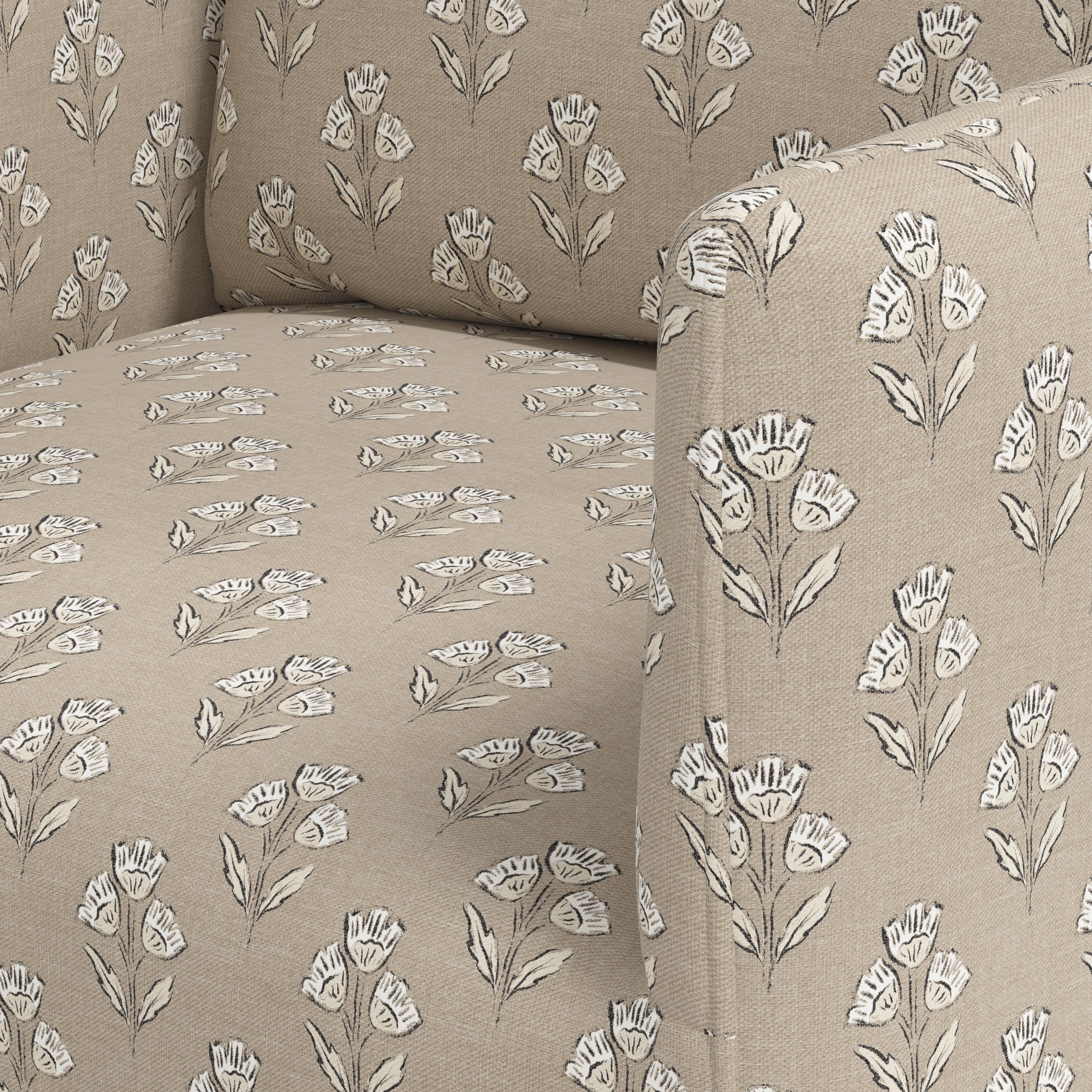 Lindy Slipcovered Arm Dining Chair