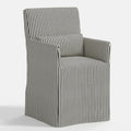 Lindy Slipcovered Arm Dining Chair