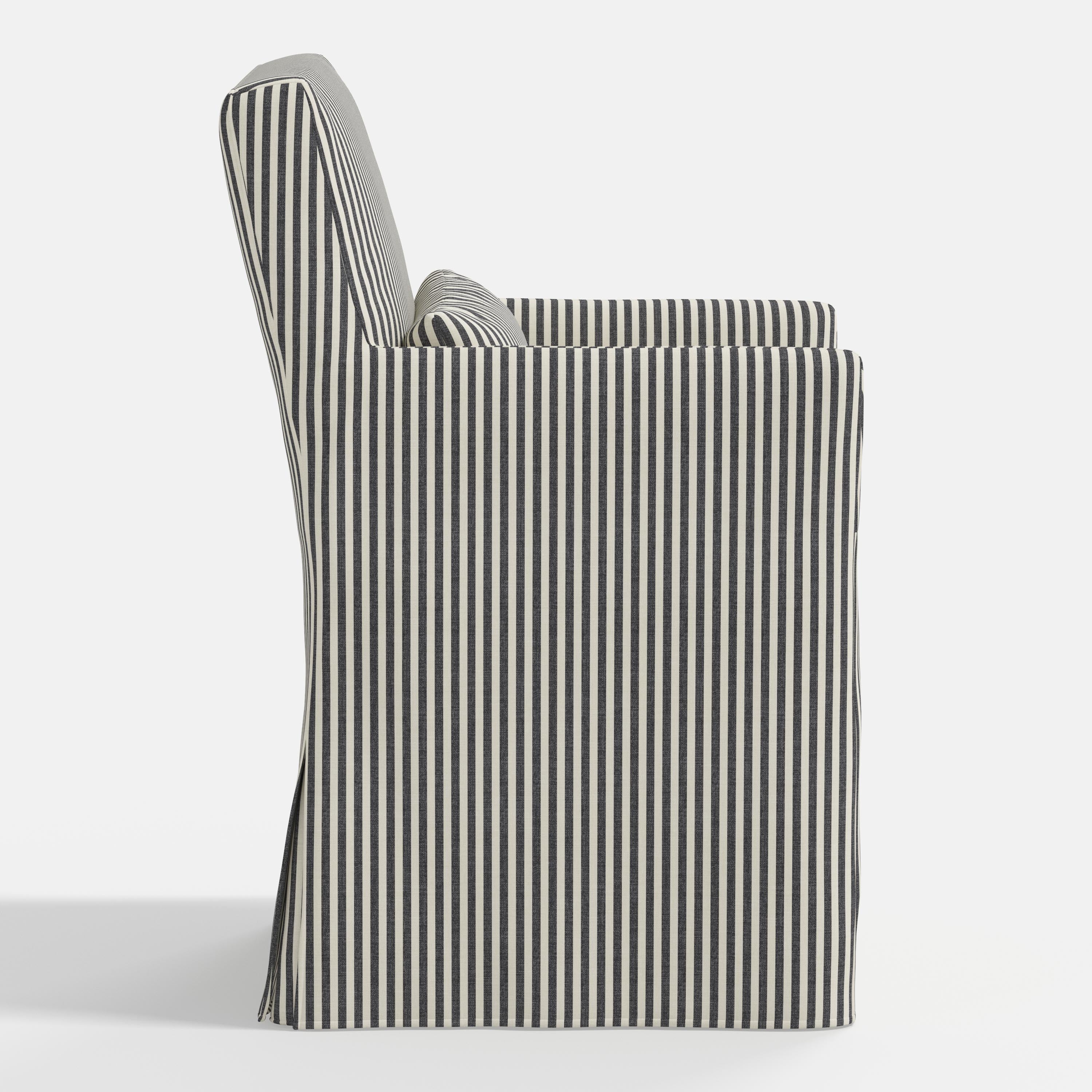 Lindy Slipcovered Arm Dining Chair