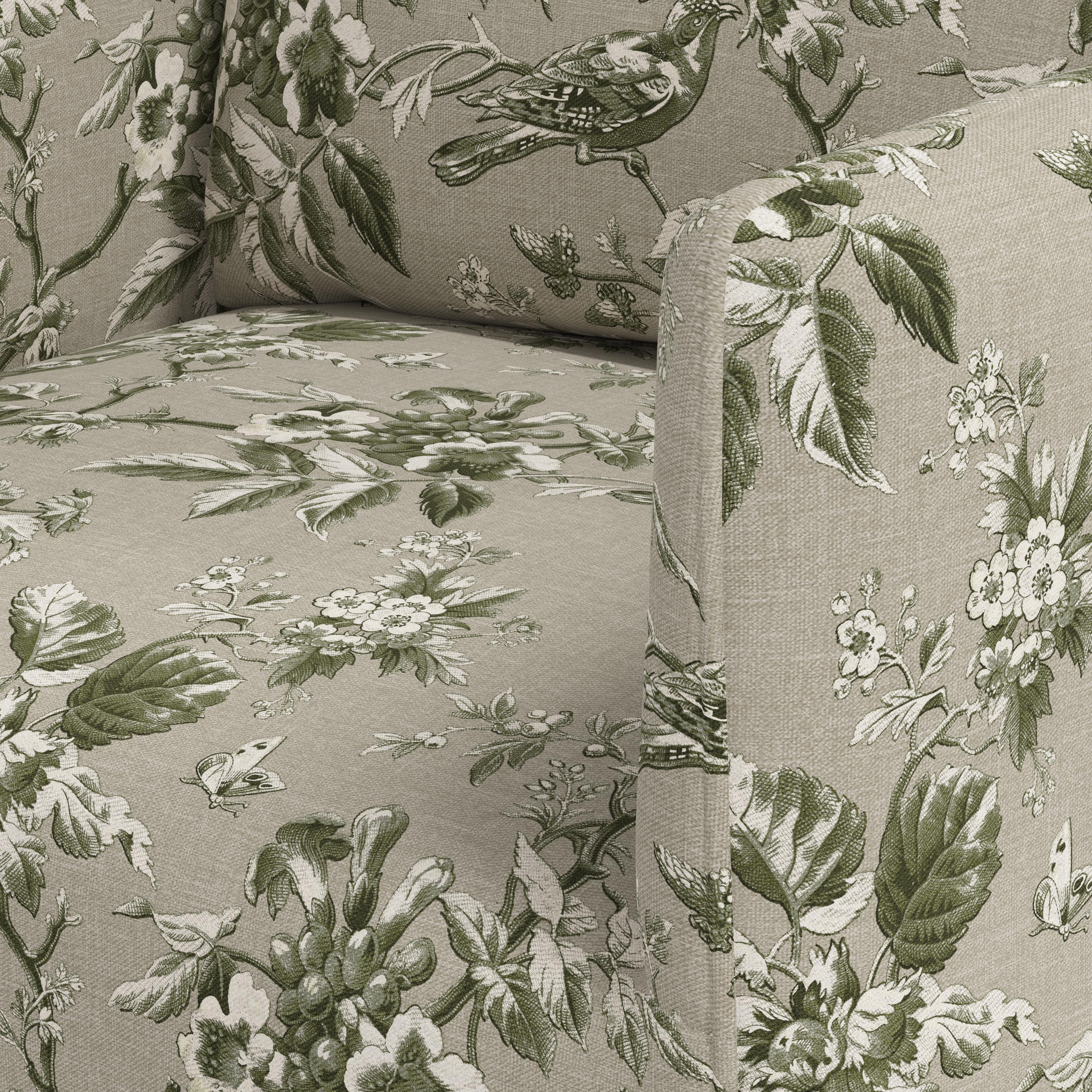 Lindy Slipcovered Arm Dining Chair