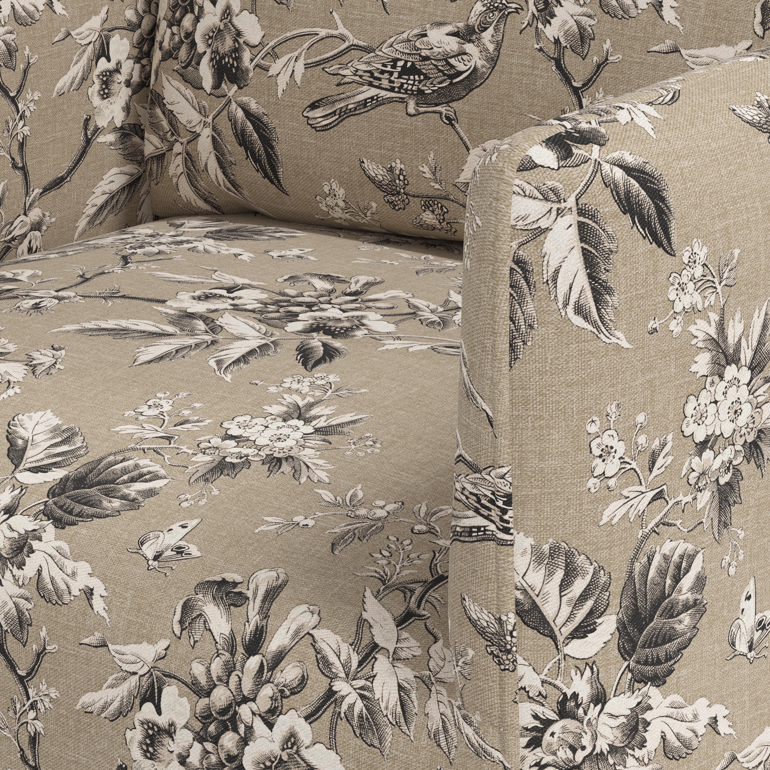 Lindy Slipcovered Arm Dining Chair