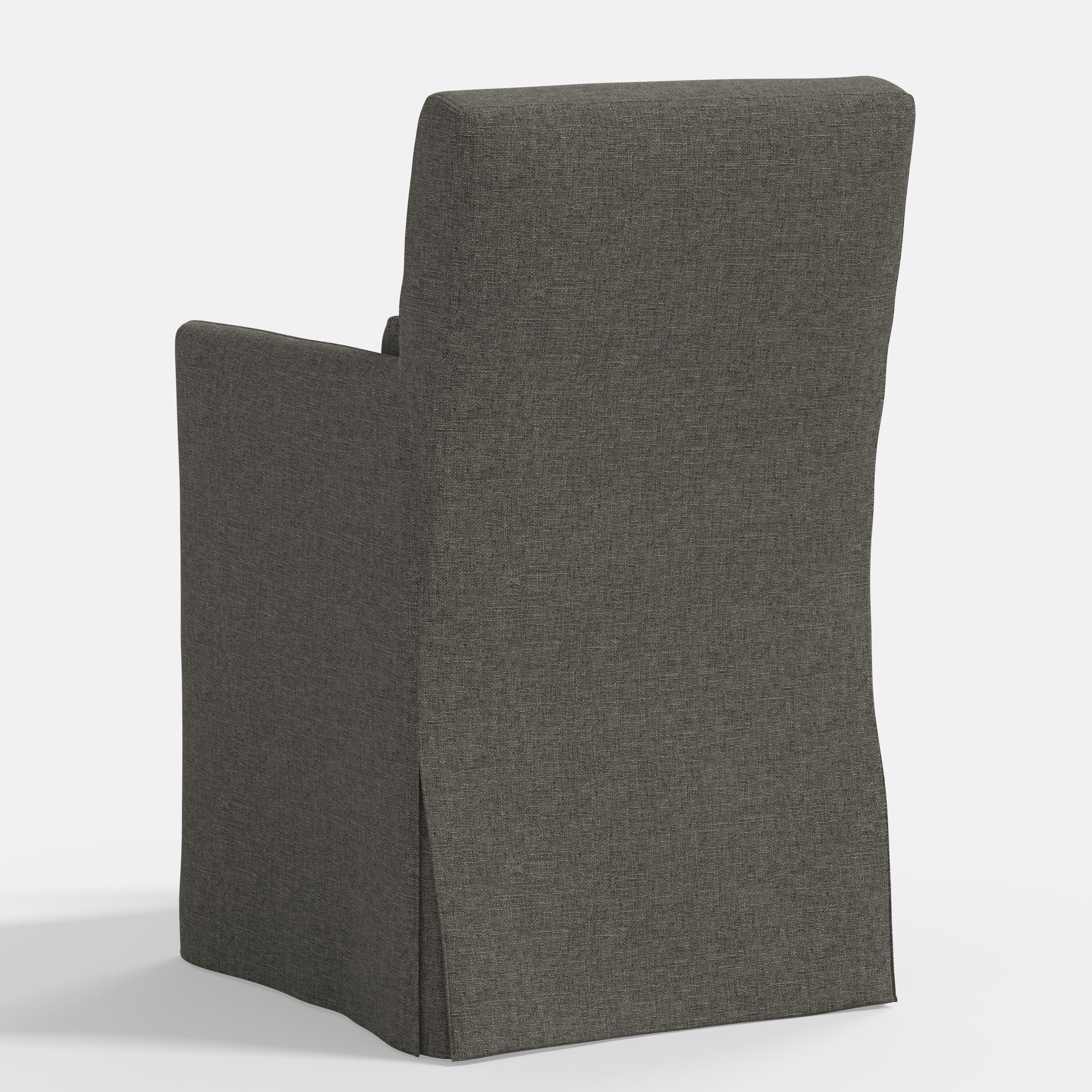 Lindy Slipcovered Arm Dining Chair