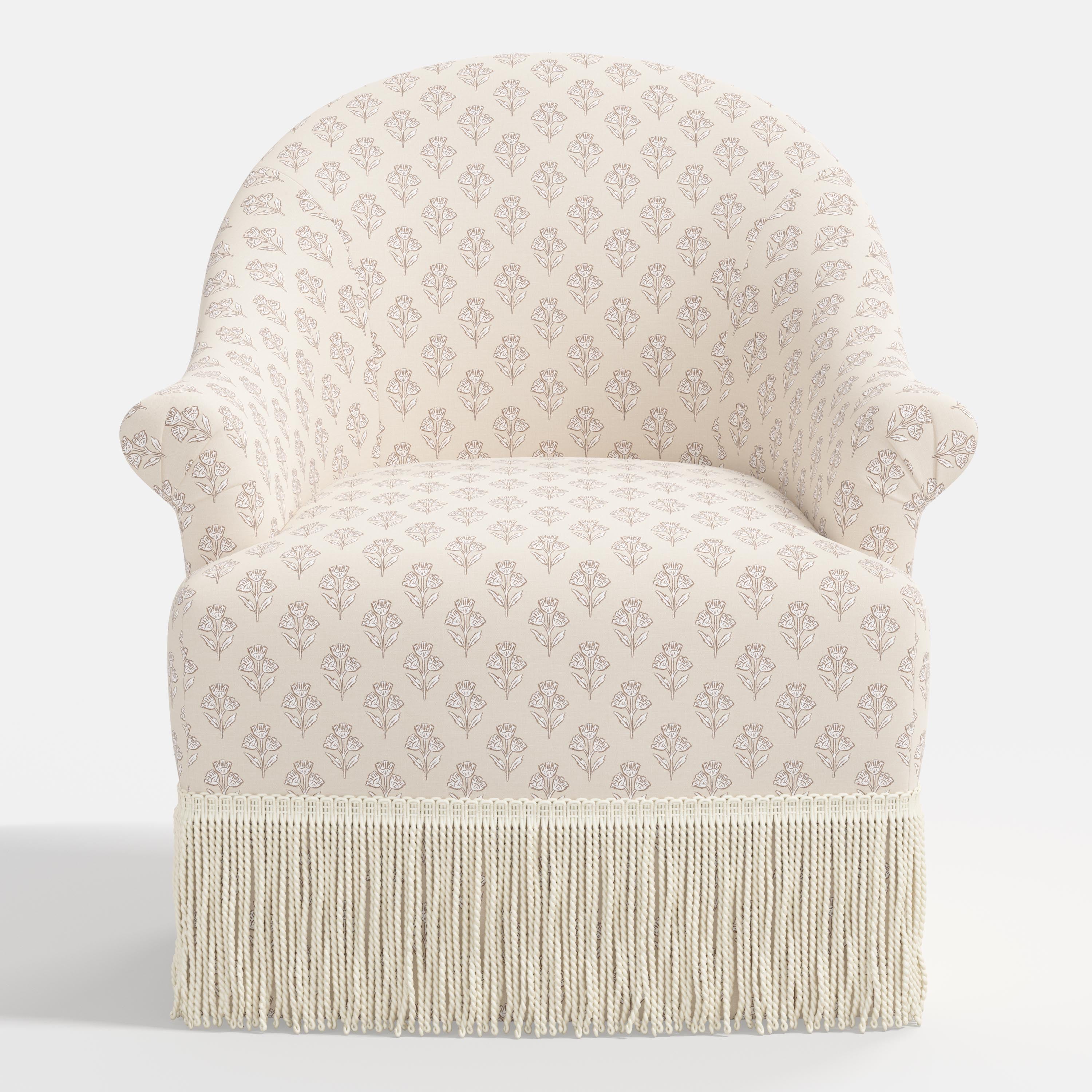 Marie Swivel Chair in Francie Cream