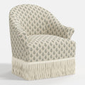 Marie Swivel Chair in Francie Sage