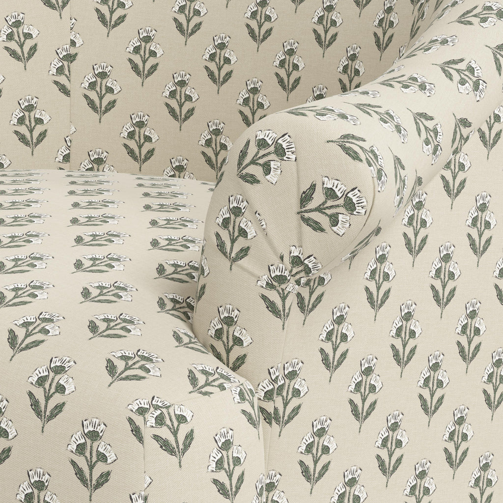 Marie Swivel Chair in Francie Sage