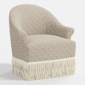 Marie Swivel Chair in Francie Tan