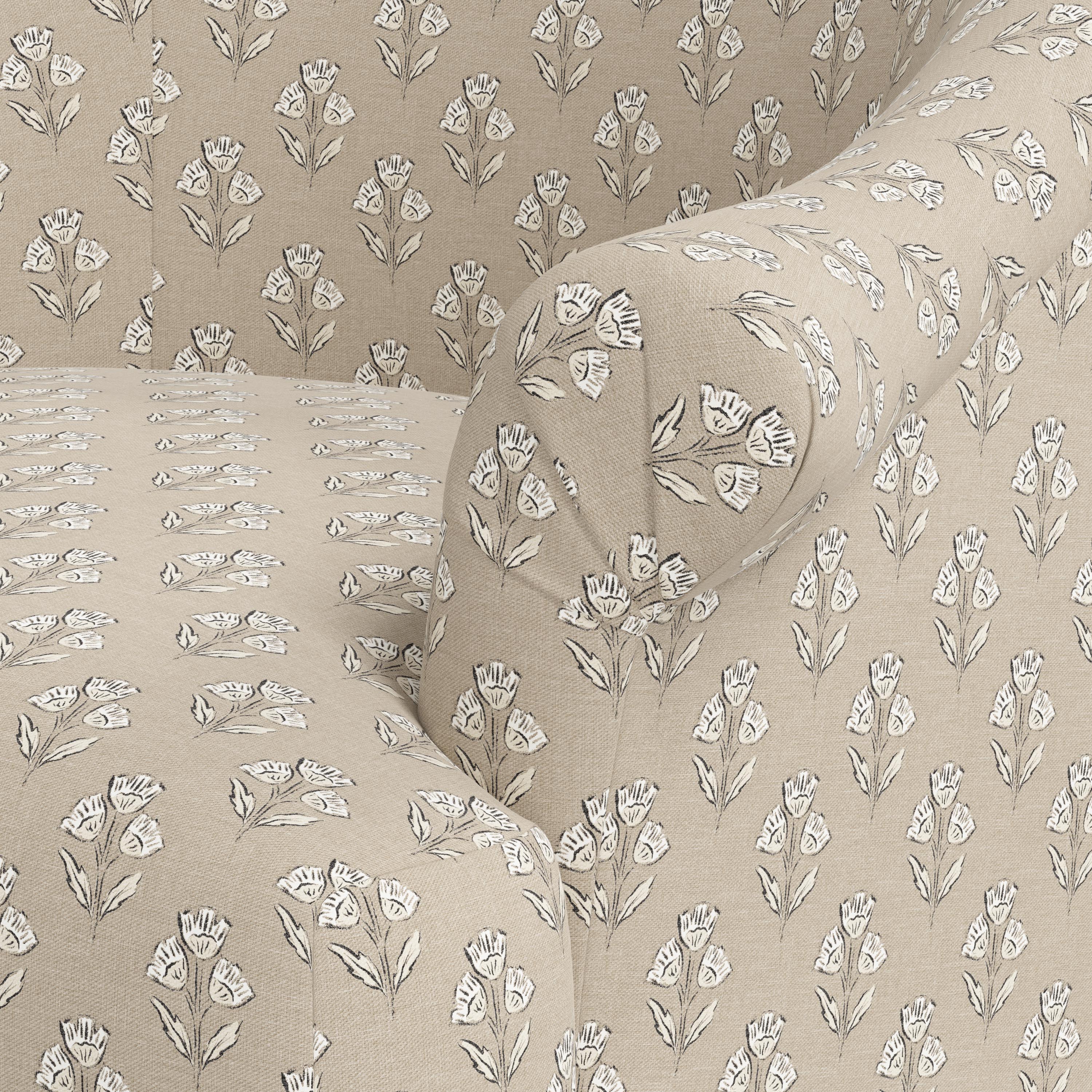 Marie Swivel Chair in Francie Tan