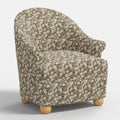 Marie Bun Foot Chair in Dogwood Floral Mauve