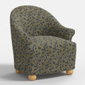 Marie Bun Foot Chair in Dogwood Floral Sage