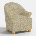Marie Bun Foot Chair in Georgian Vine Dijon