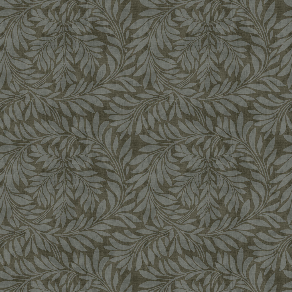 Marie Bun Foot Chair in Georgian Vine Olive Slate
