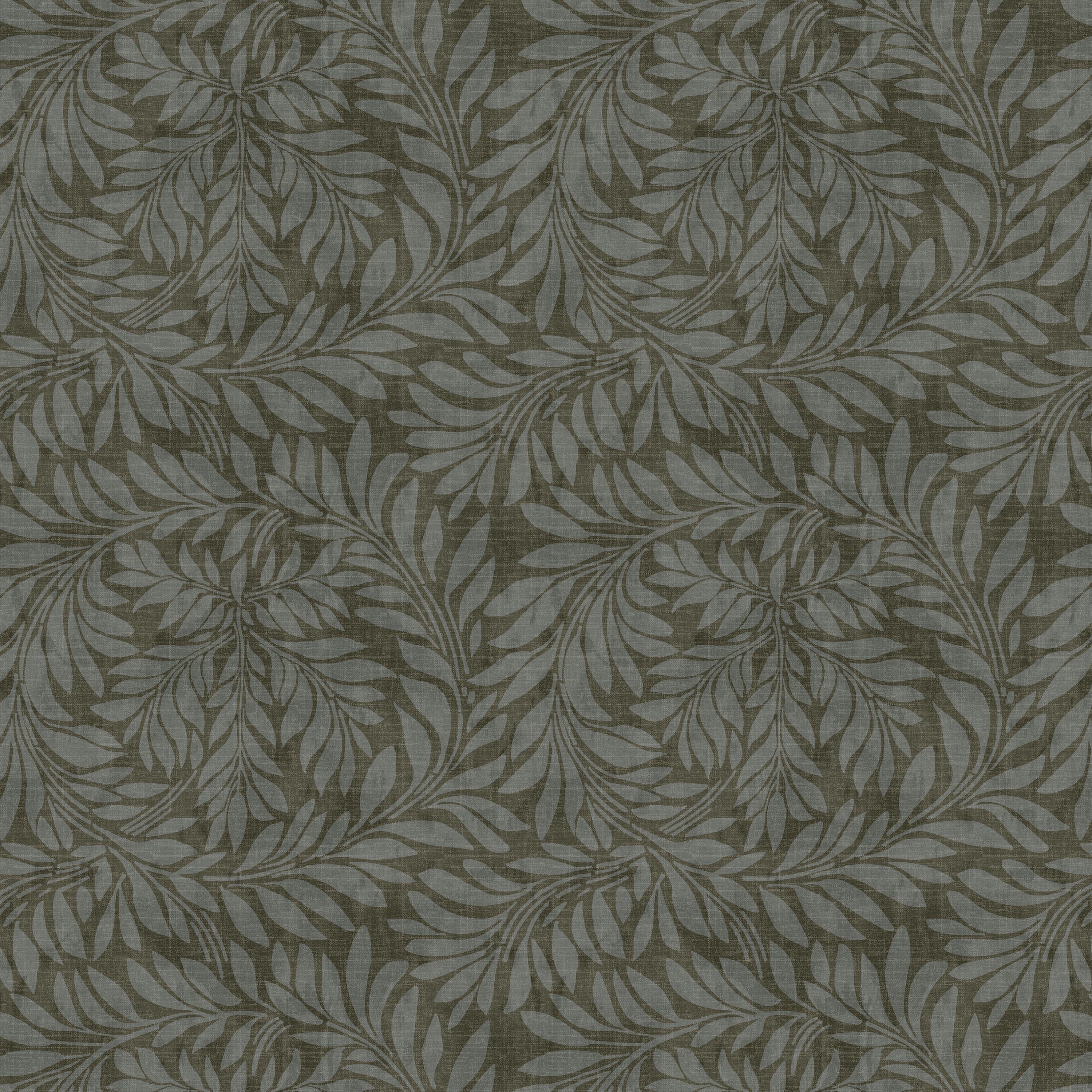 Marie Bun Foot Chair in Georgian Vine Olive Slate