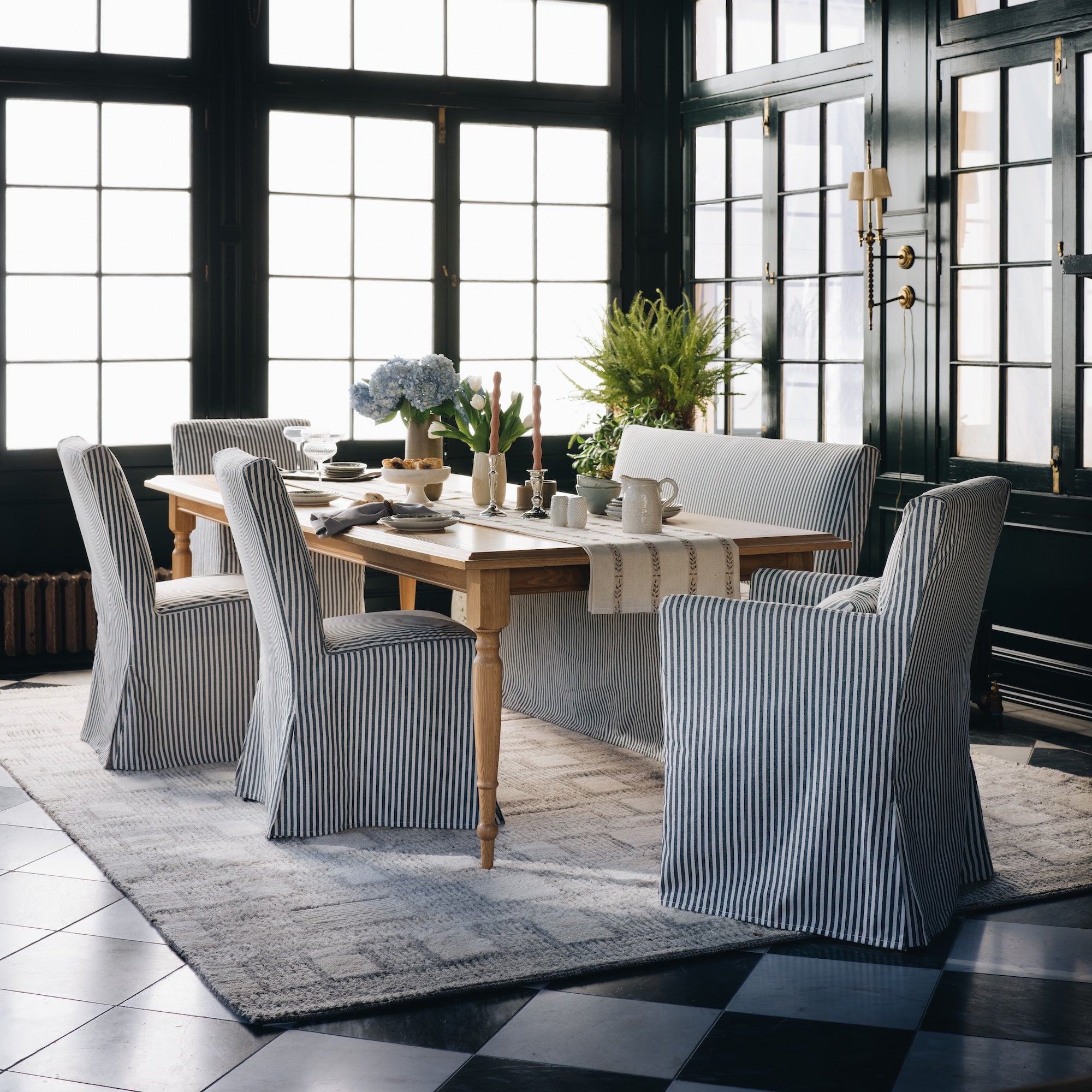 Lindy Slipcovered Dining Chair