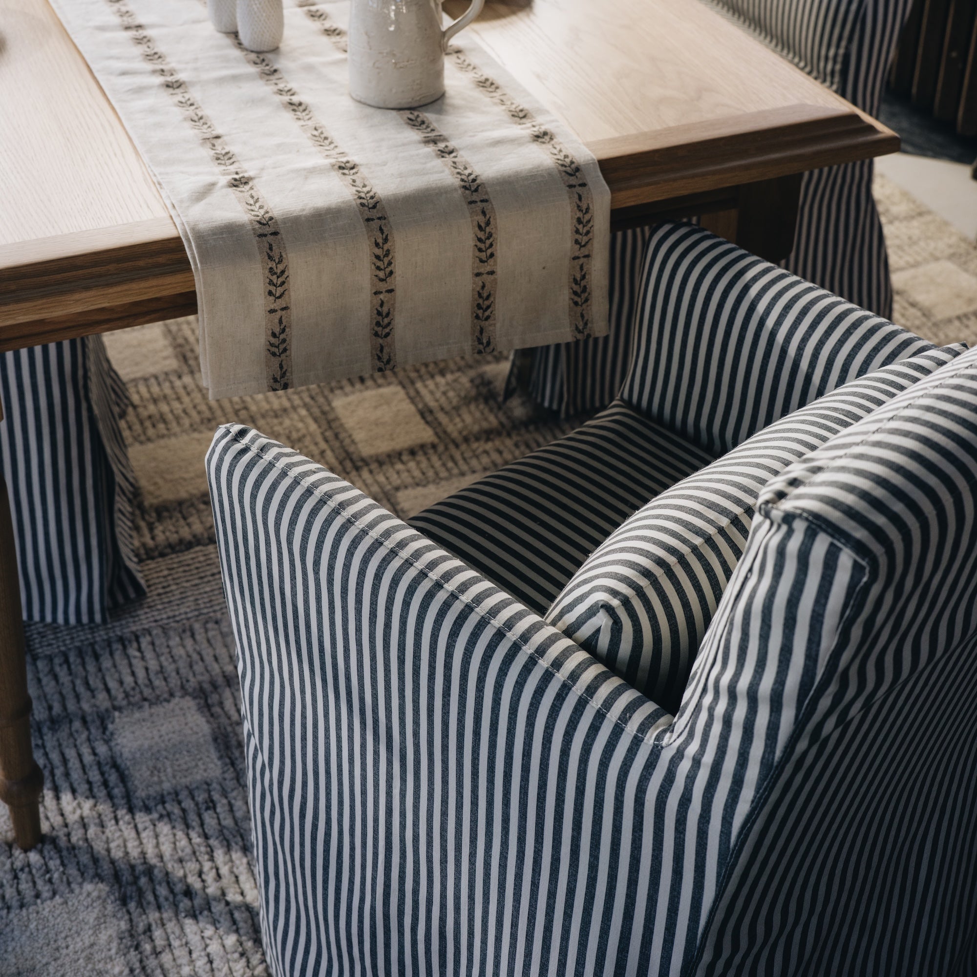 Lindy Slipcovered Dining Chair