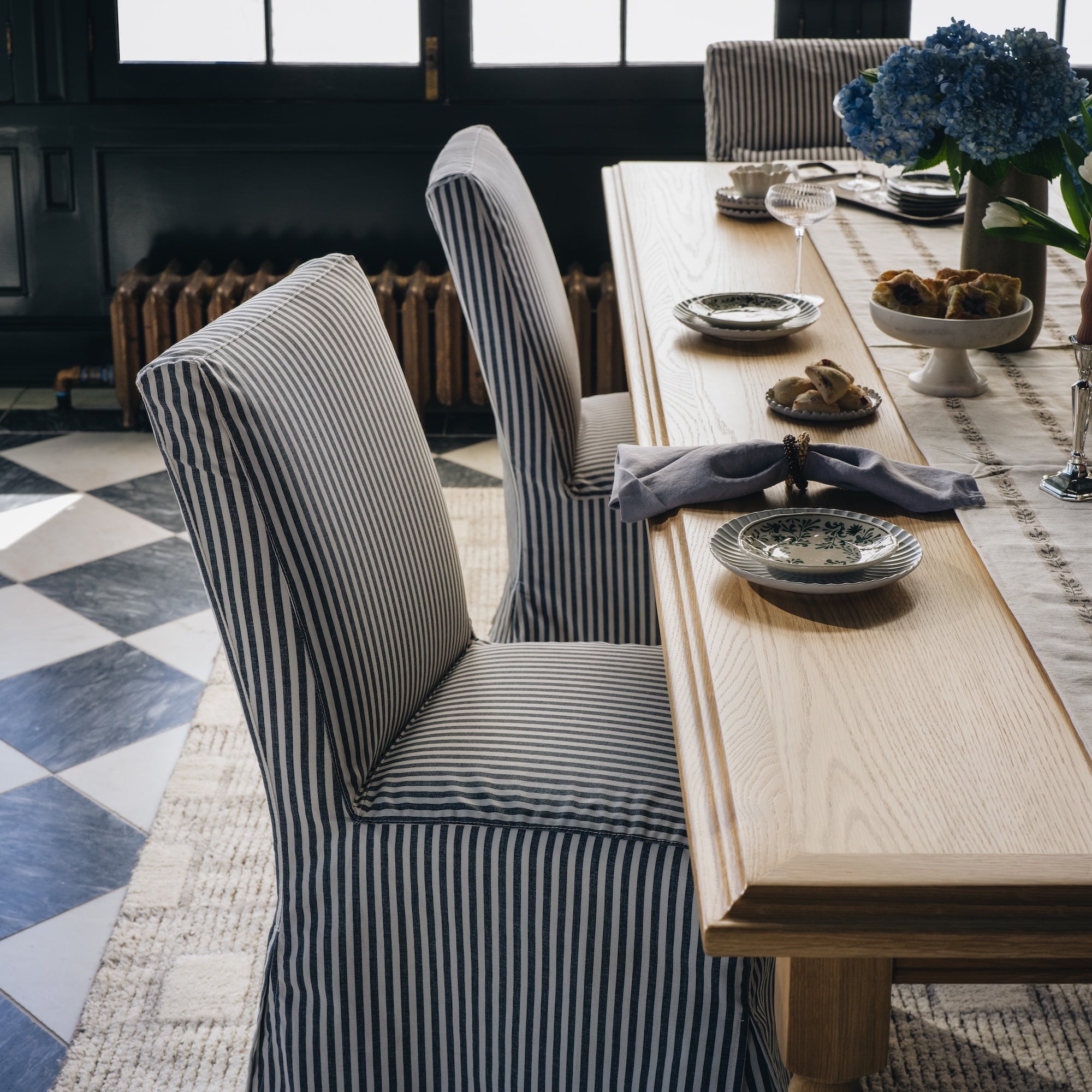 Lindy Slipcovered Dining Chair
