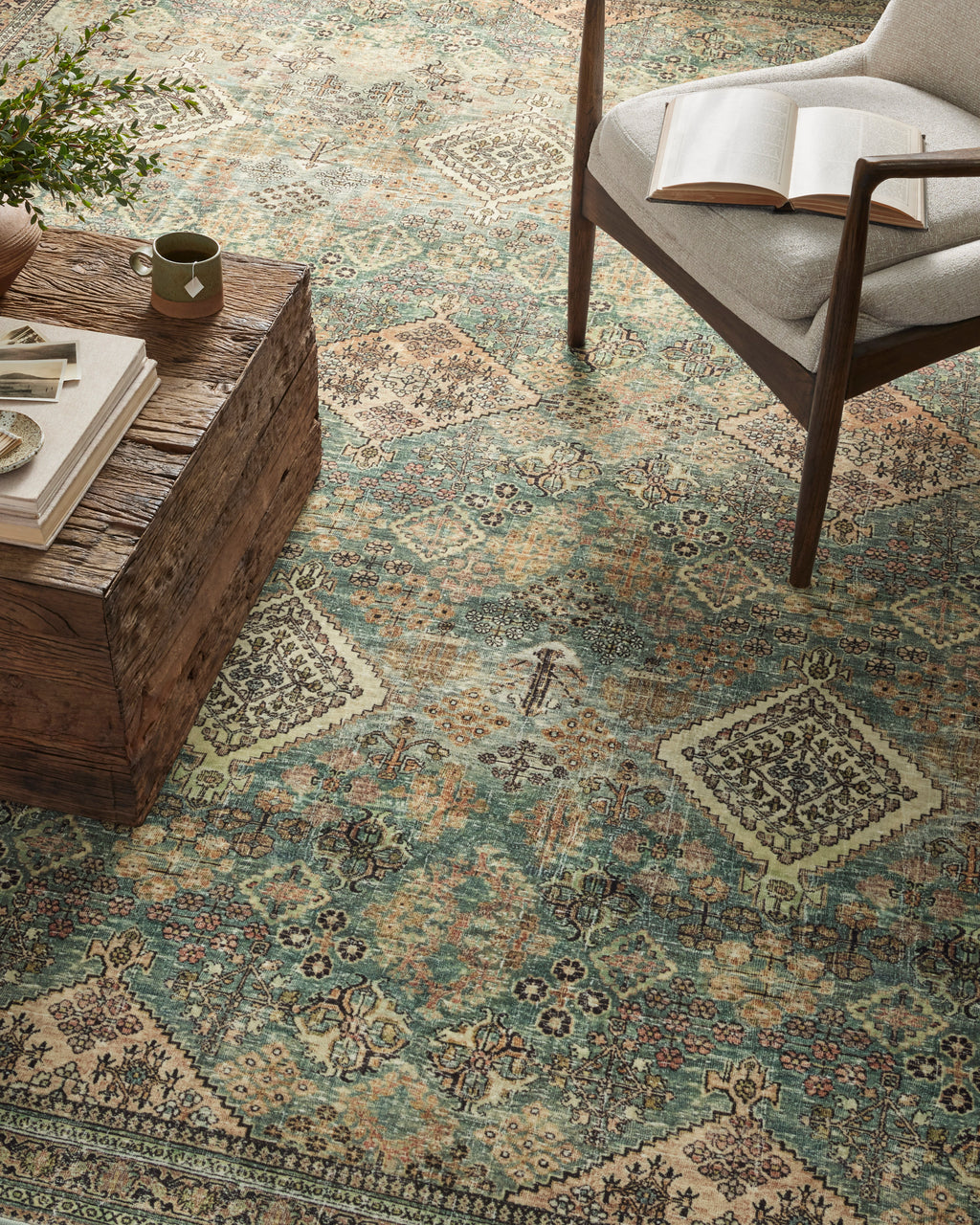 Magnolia Home by Joanna Gaines x Loloi Sinclair Turquoise SIN-03