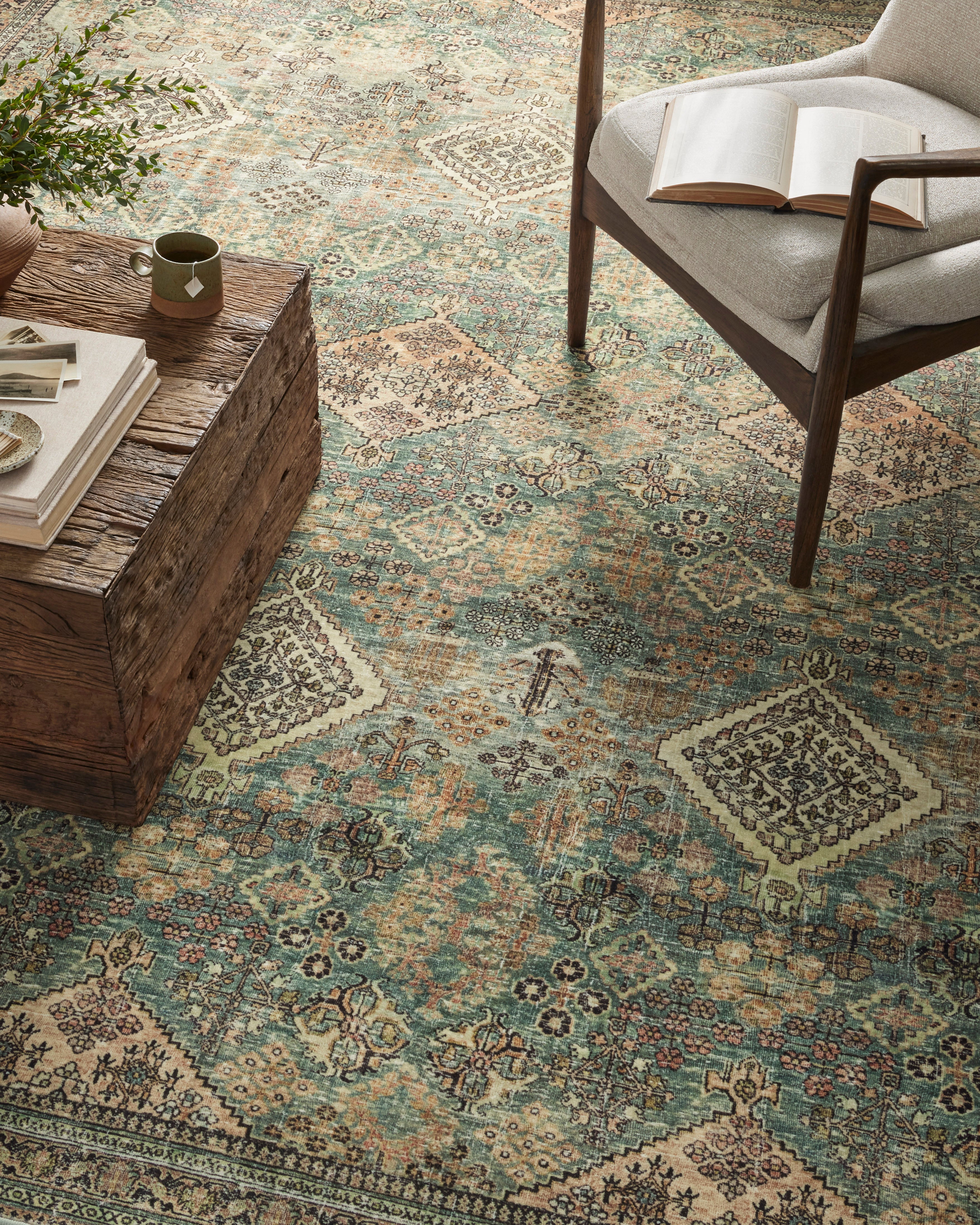 Magnolia Home by Joanna Gaines x Loloi Sinclair Turquoise SIN-03