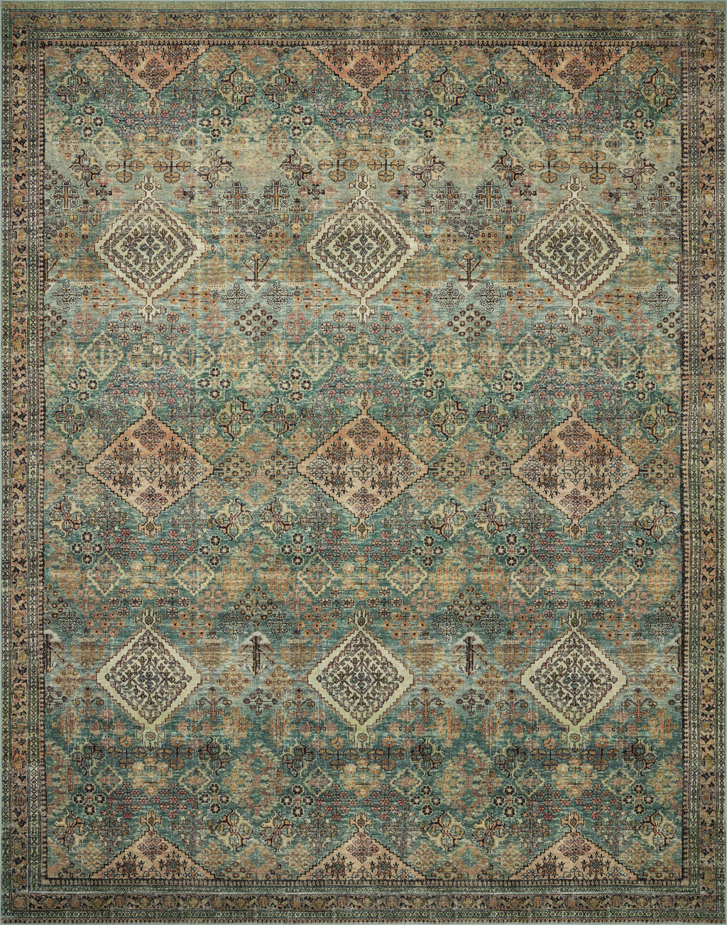 Magnolia Home by Joanna Gaines x Loloi Sinclair Turquoise SIN-03