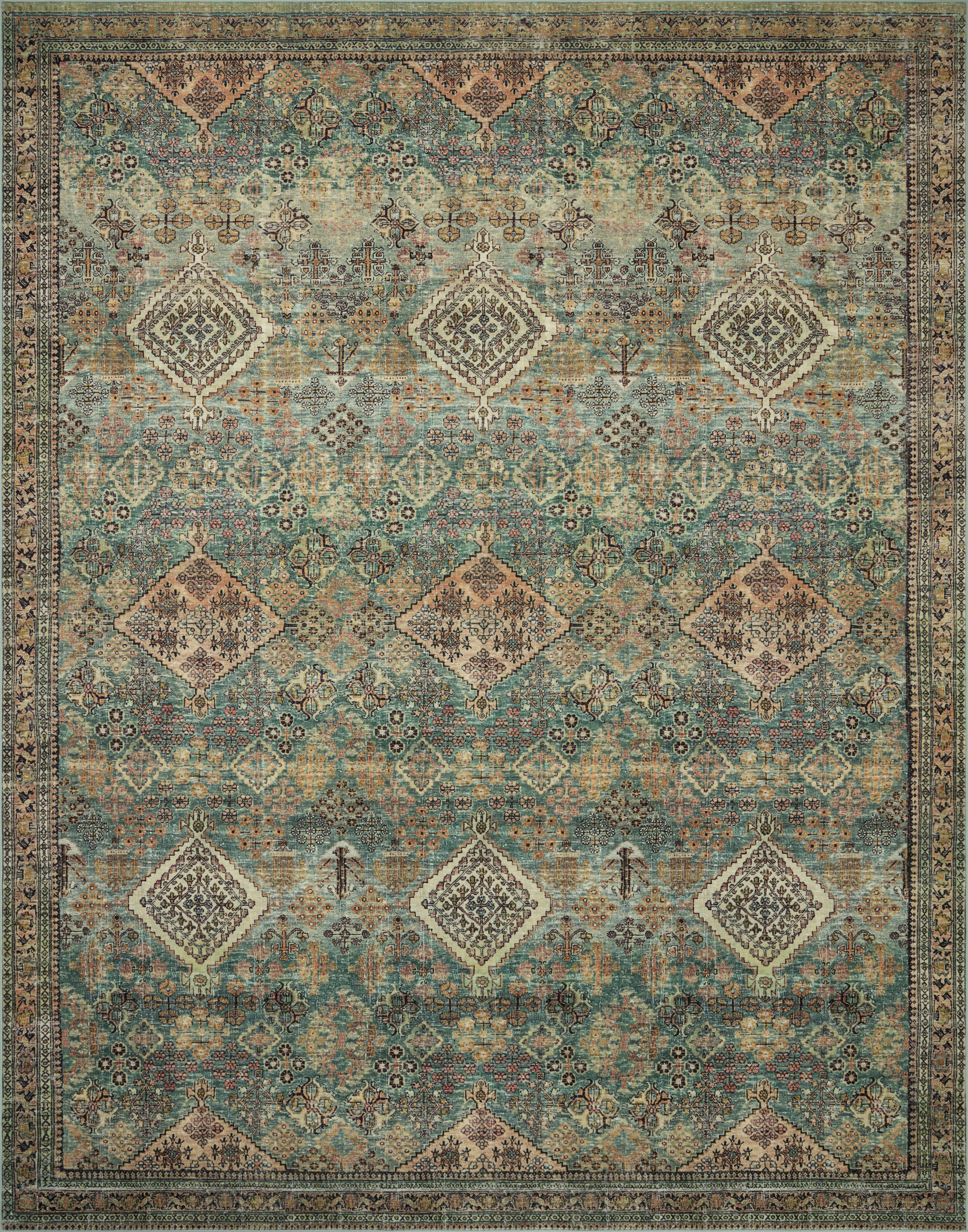 Magnolia Home by Joanna Gaines x Loloi Sinclair Turquoise SIN-03