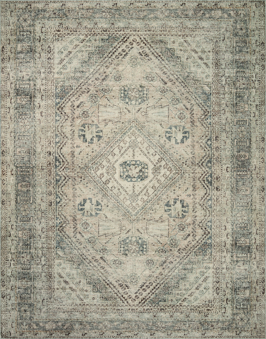 Magnolia Home by Joanna Gaines x Loloi Sinclair Natural Sage SIN-04