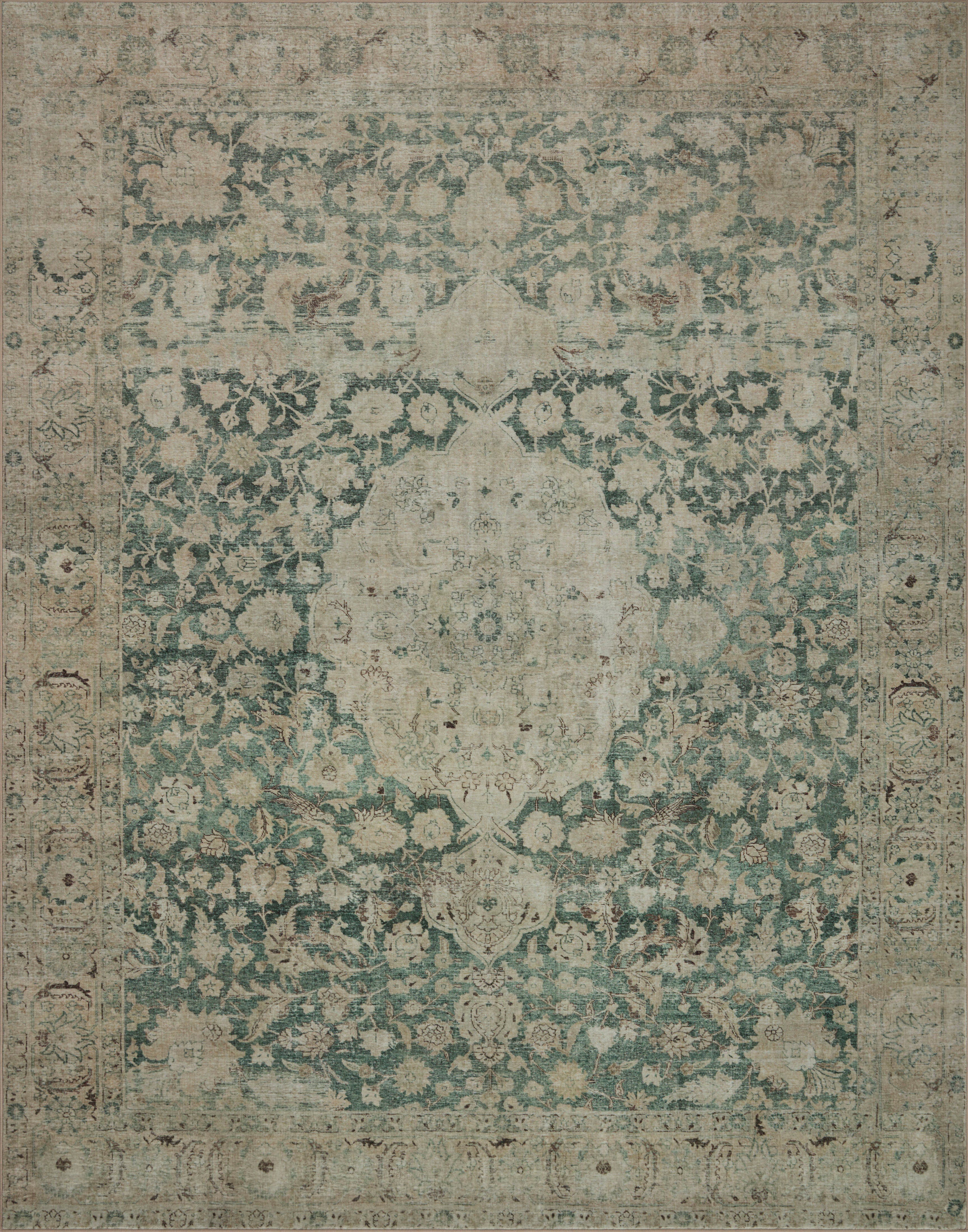 Magnolia Home by Joanna Gaines x Loloi Sinclair Jade Sand SIN-05
