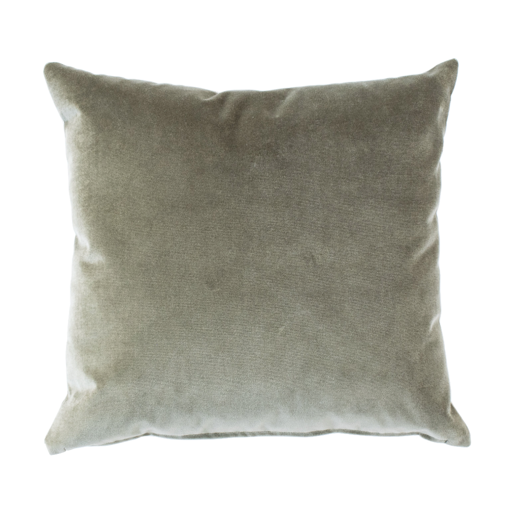 S|H Moss Velvet Designer Pillow Cover